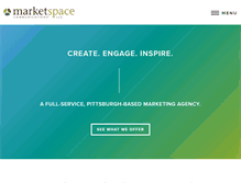Tablet Screenshot of marketspaceagency.com